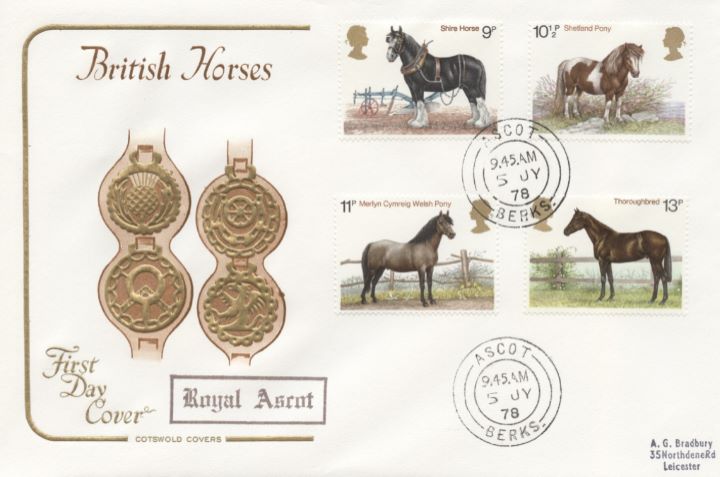 Shire Horse Society, Rare CDS postmarks