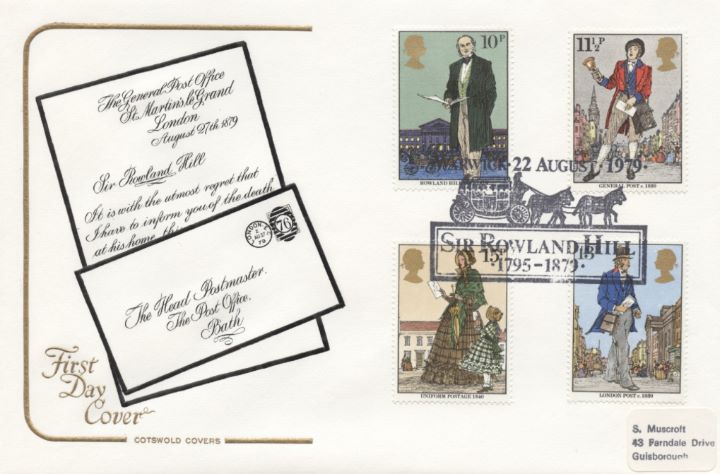 Rowland Hill: Stamps, The Death of Rowland Hill