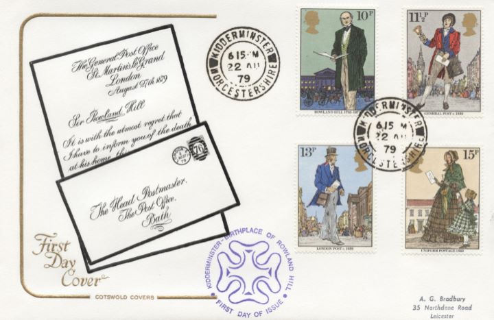 Rowland Hill: Stamps, The Death of Rowland Hill