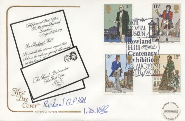 Rowland Hill: Stamps, The Death of Rowland Hill