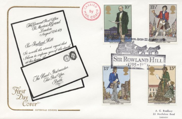 Rowland Hill: Stamps, The Death of Rowland Hill