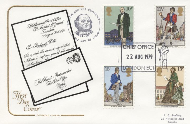 Rowland Hill: Stamps, The Death of Rowland Hill