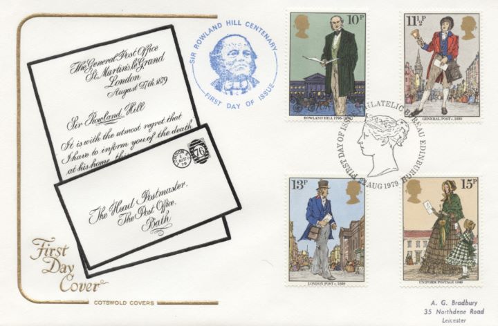 Rowland Hill: Stamps, The Death of Rowland Hill