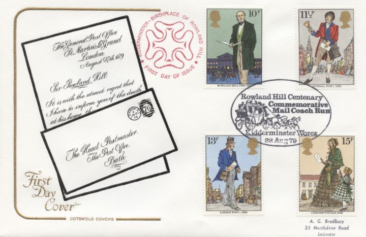 Rowland Hill: Stamps, The Death of Rowland Hill