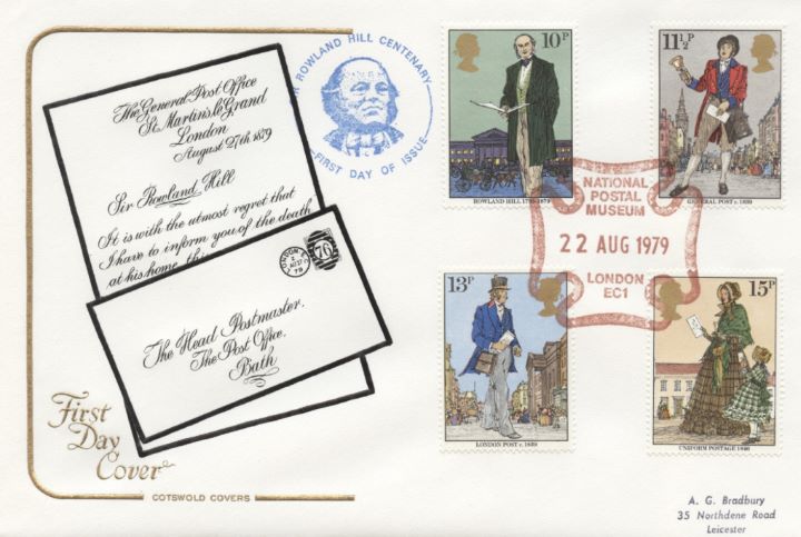 Rowland Hill: Stamps, The Death of Rowland Hill