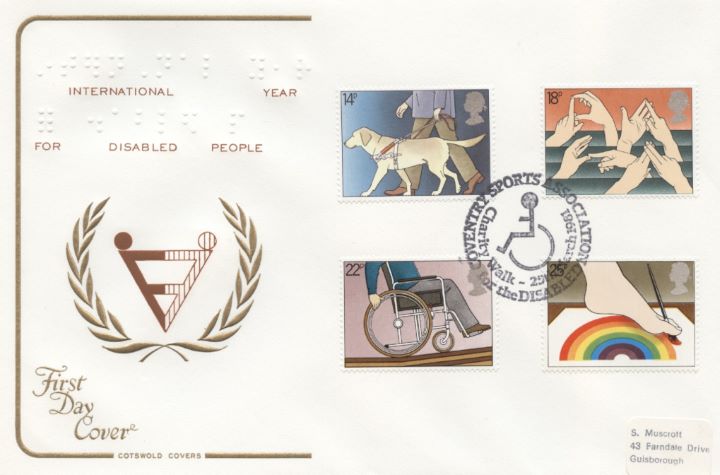 Year of the Disabled, Special Handstamps