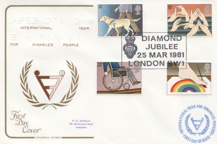 Year of the Disabled, Special Handstamps