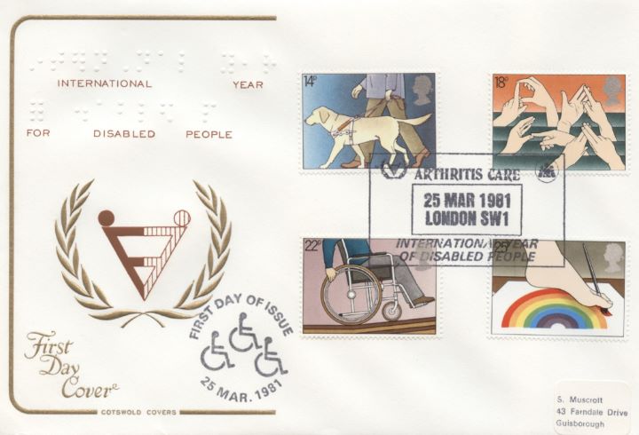 Year of the Disabled, Special Handstamps