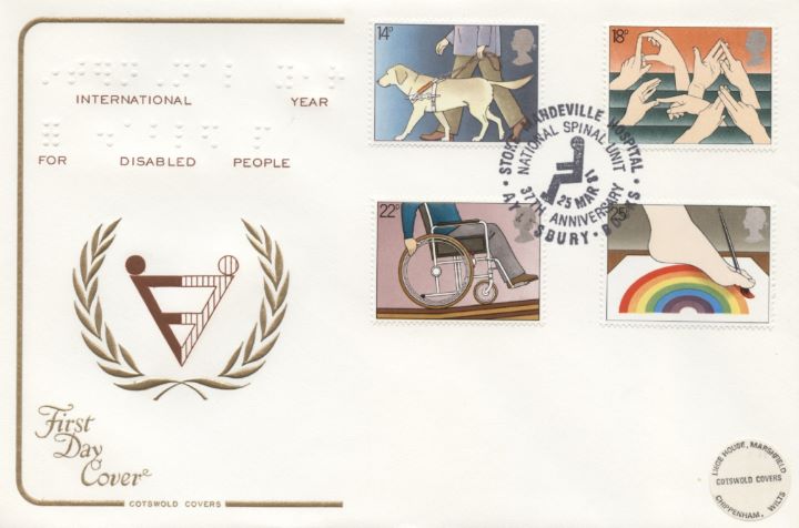 Year of the Disabled, Special Handstamps