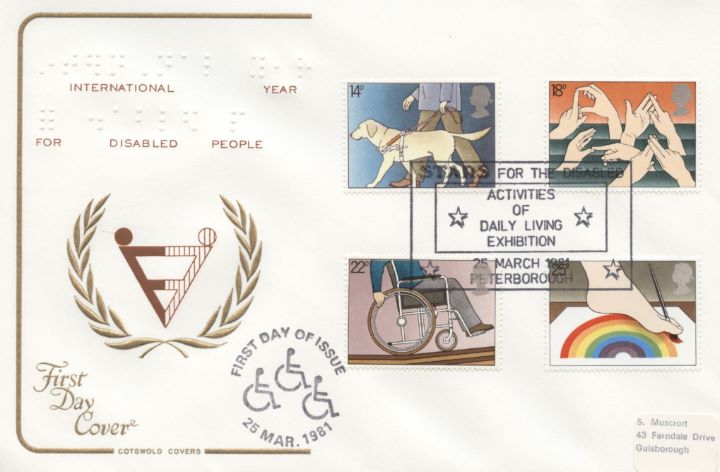 Year of the Disabled, Special Handstamps