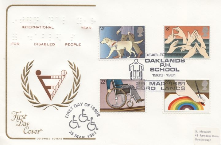 Year of the Disabled, Special Handstamps