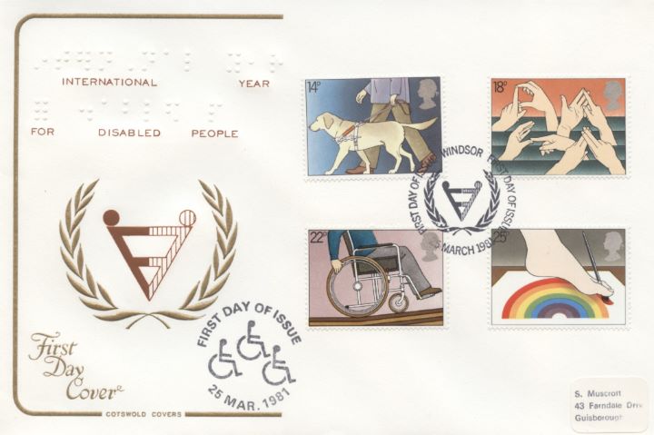 Year of the Disabled, Special Handstamps