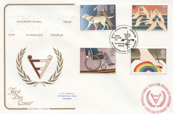 Year of the Disabled, Special Handstamps