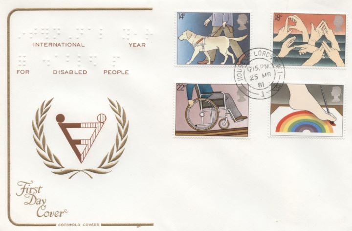 Year of the Disabled, Special Handstamps