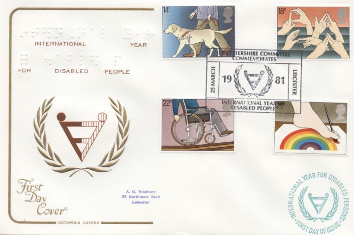 Year of the Disabled, Special Handstamps