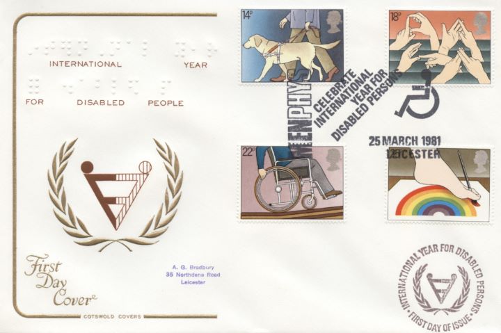 Year of the Disabled, Special Handstamps