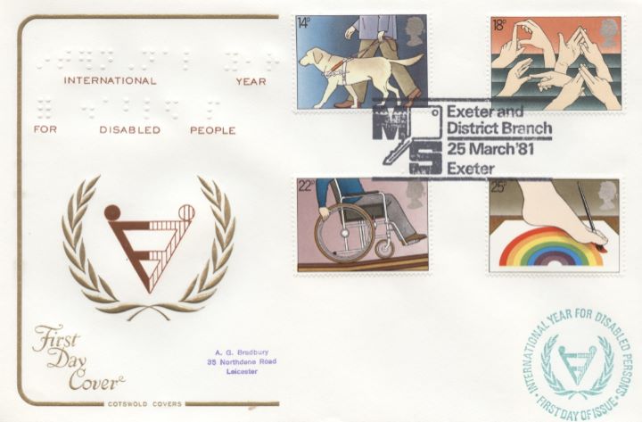 Year of the Disabled, Special Handstamps