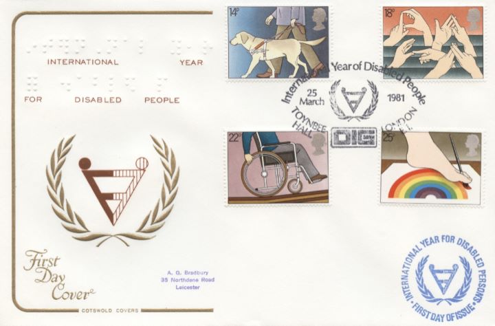 Year of the Disabled, Special Handstamps