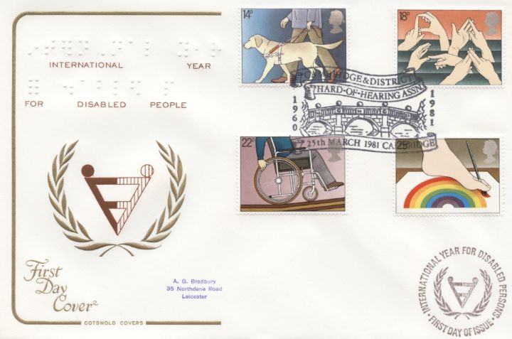 Year of the Disabled, Special Handstamps