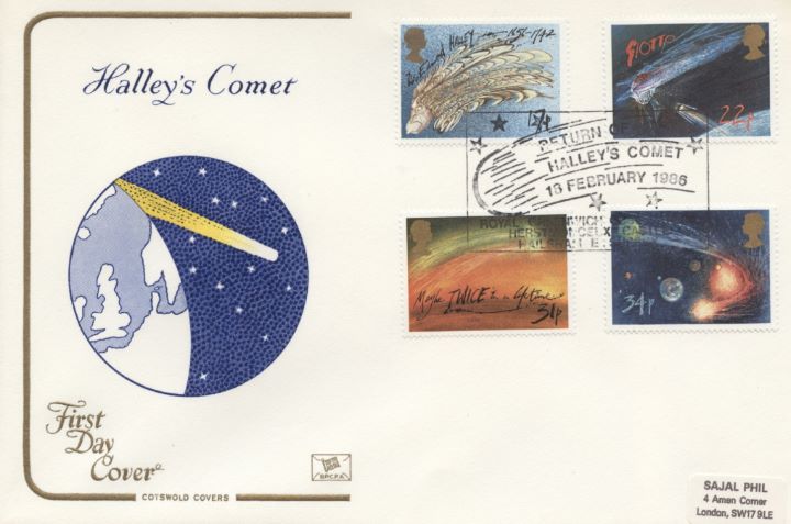 Halley's Comet, Planet Earth and the Comet