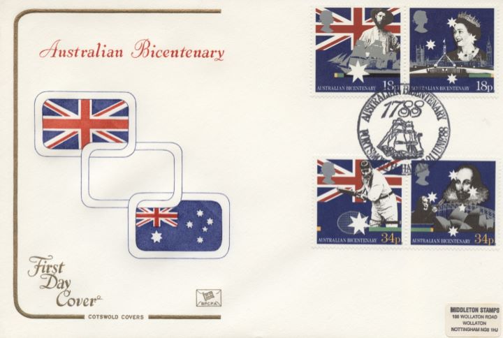 Australian Bicentenary, Union Jack & Australian Flag