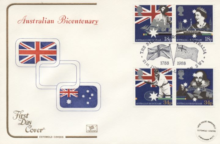 Australian Bicentenary, Union Jack & Australian Flag