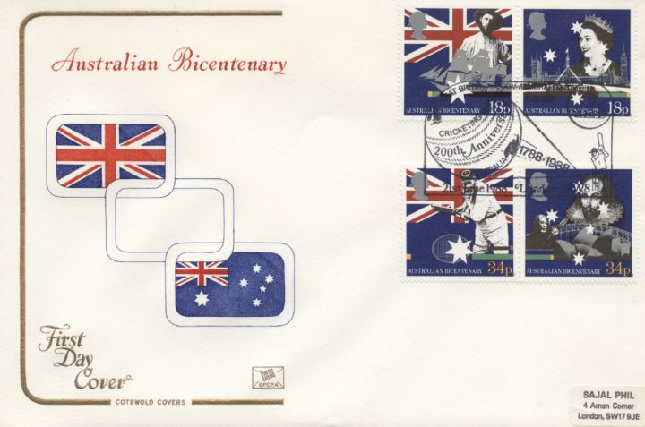 Australian Bicentenary, Union Jack & Australian Flag