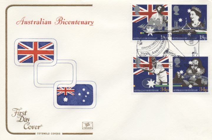 Australian Bicentenary, Union Jack & Australian Flag