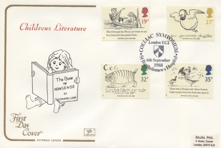 Edward Lear: Stamps, The Book of Nonsense