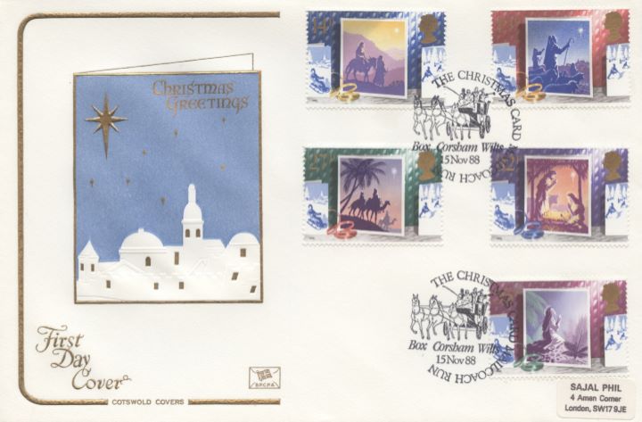 Christmas 1988, Bethlehem on Christmas Card