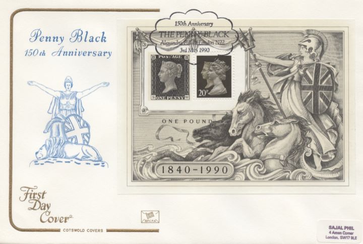 Penny Black: Miniature Sheet, Britannia