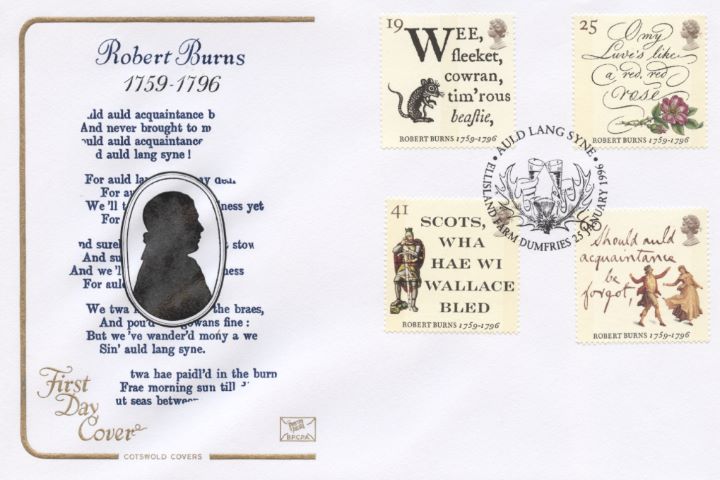 Robert Burns Bicentenary, Silhouette of Burns