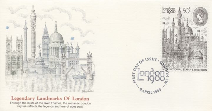 London 1980: 50p Stamp, Legendary Landmarks