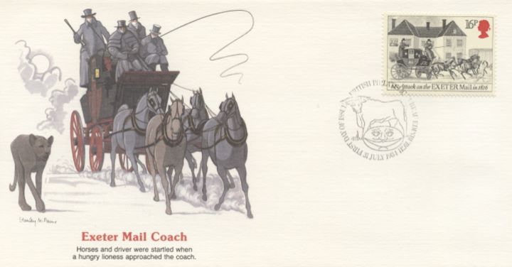 The Royal Mail, Exeter Mail Coach