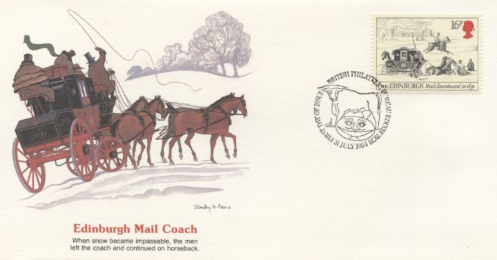 The Royal Mail, Edinburgh Mail Coach