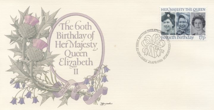 Queen's 60th Birthday, Thistle & Bluebell