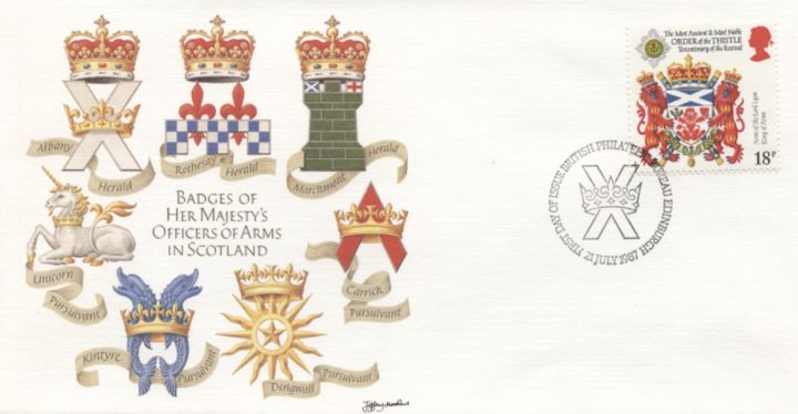 Scottish Heraldry, Badges of HM Officers of Arms