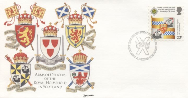 Scottish Heraldry, Arms of Officers of the Royal Household