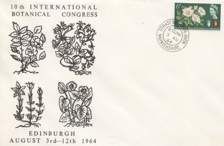 Botanical Congress, Single Stamp Covers