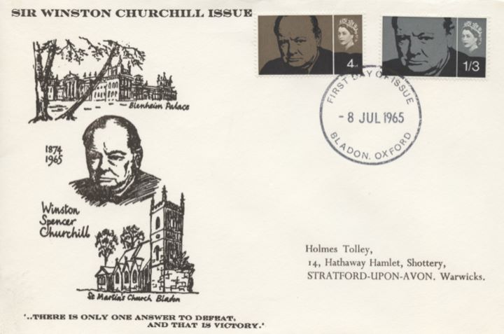 Sir Winston Churchill, Scarce Postmarks