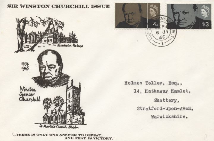 Sir Winston Churchill, Scarce Postmarks