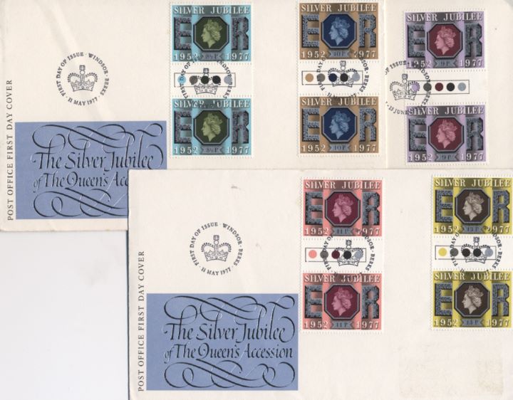 Silver Jubilee, Traffic light gutter pairs (3 covers)