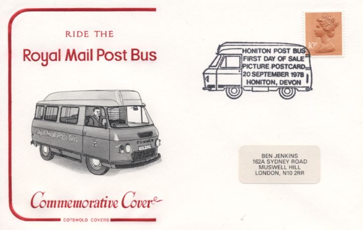 Royal Mail Post Bus, Various Postmarks