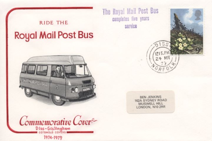 Royal Mail Post Bus, Various Postmarks