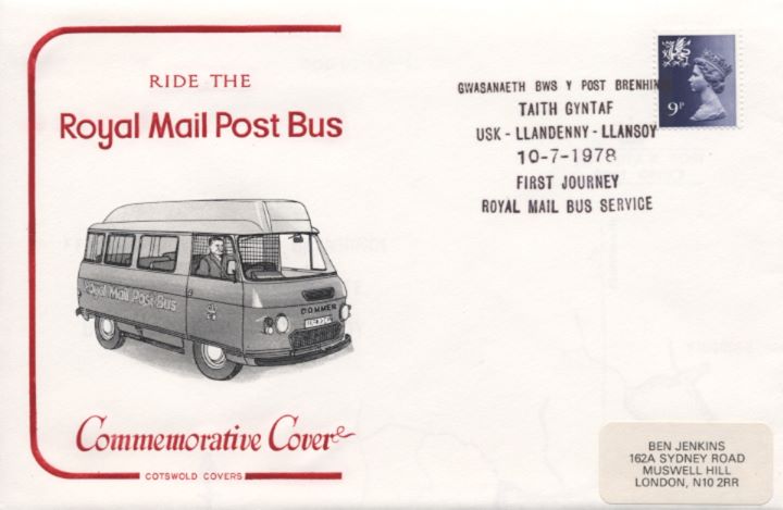 Royal Mail Post Bus, Various Postmarks