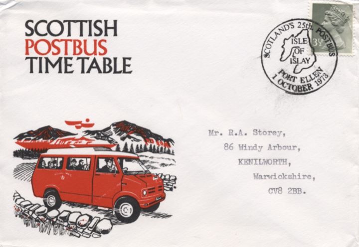 Scottish Post Bus, Timetable