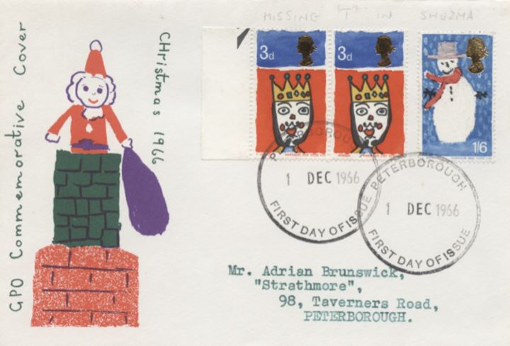 Christmas 1966, Britain's First Christmas Stamps