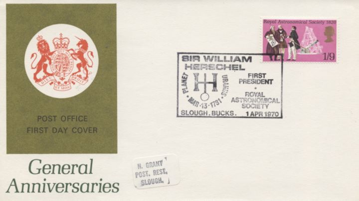 General Anniversaries 1970, Royal Arms