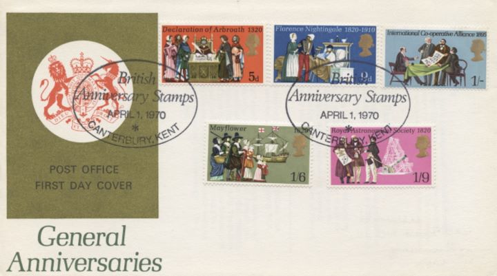 General Anniversaries 1970, Royal Arms