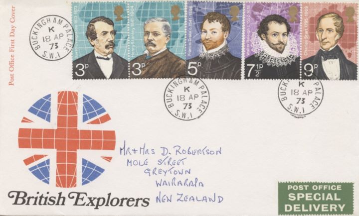 British Explorers, Globe/Union Jack